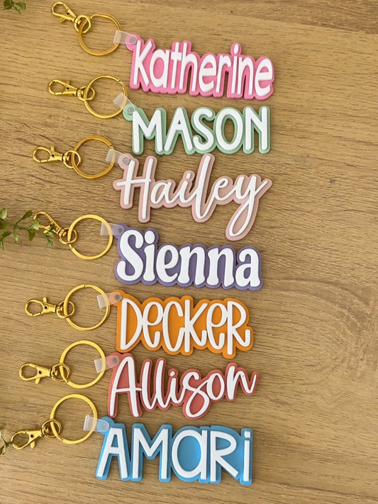 Backpack Tag | Personalized Bag Tag | Custom Bag Tags| Airport luggage Tag | Address tag | Acrylic Backpack Tag | ID Tag | Travel Tag |