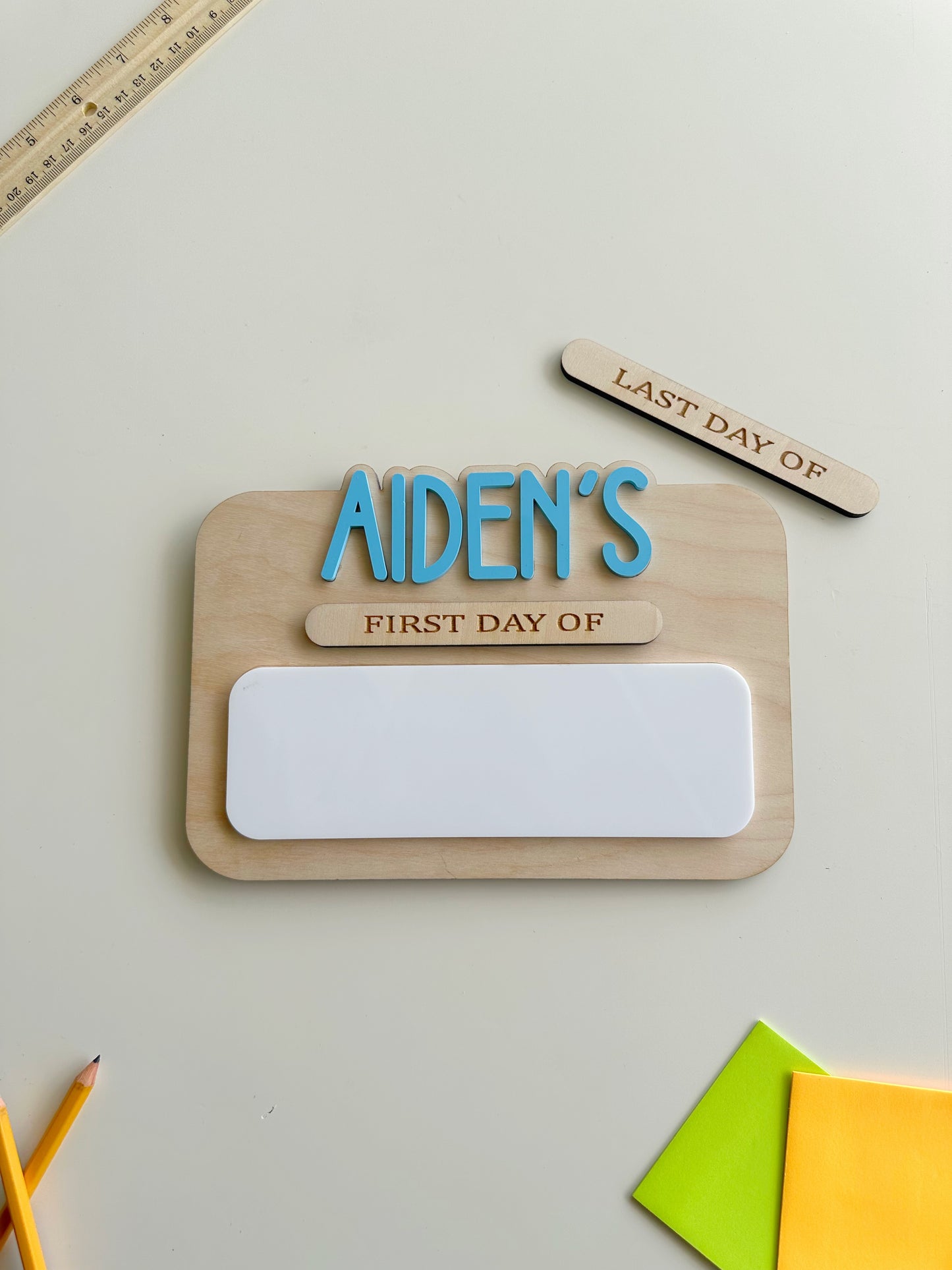 Toddler First Day Of School Sign