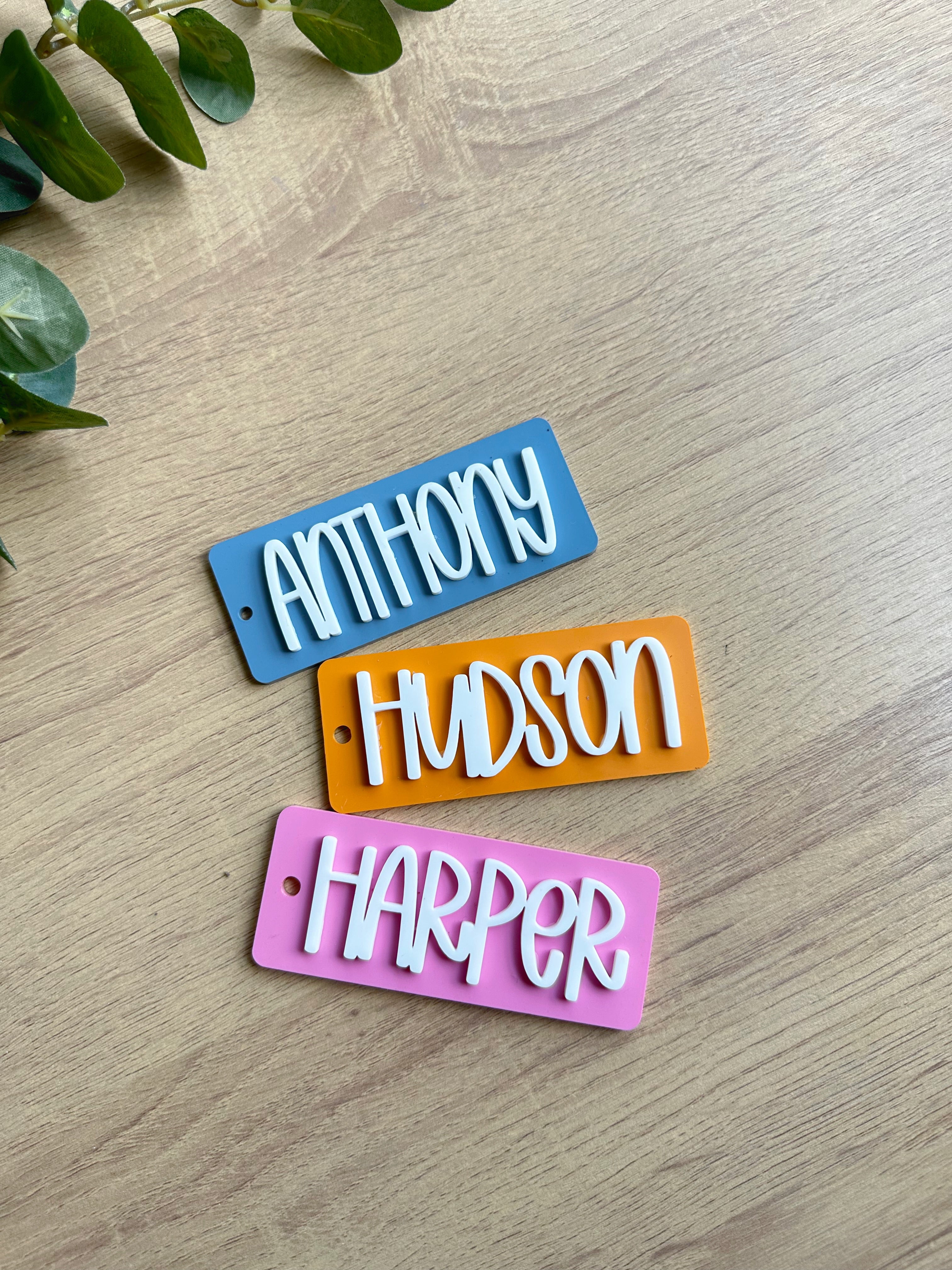 Square it Backpack Tag