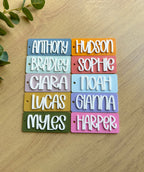 Square it Backpack Tag