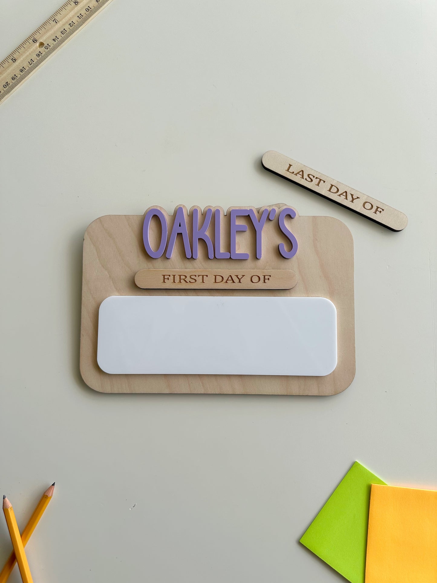 Toddler First Day Of School Sign