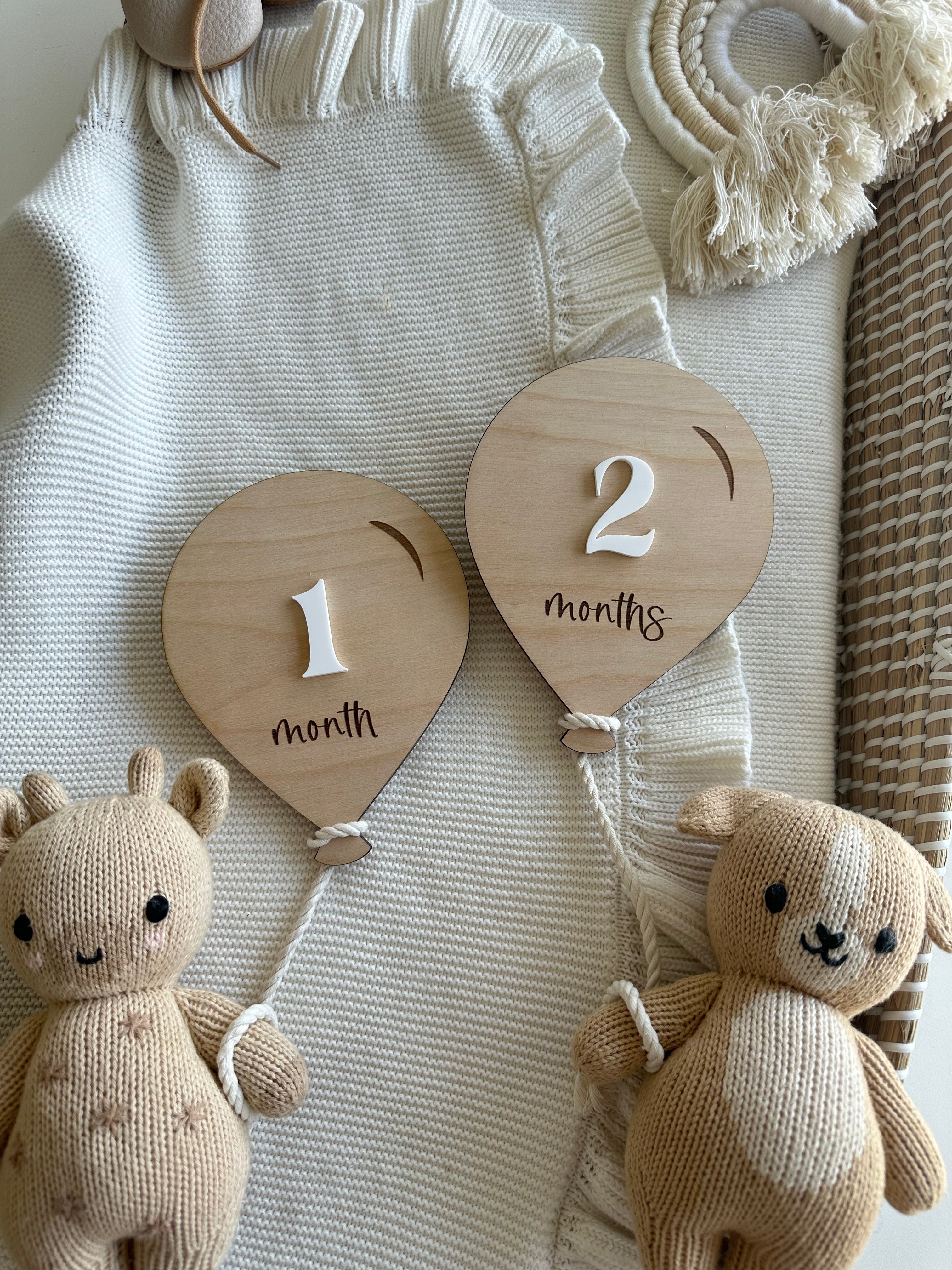 Air Balloon Baby Milestone