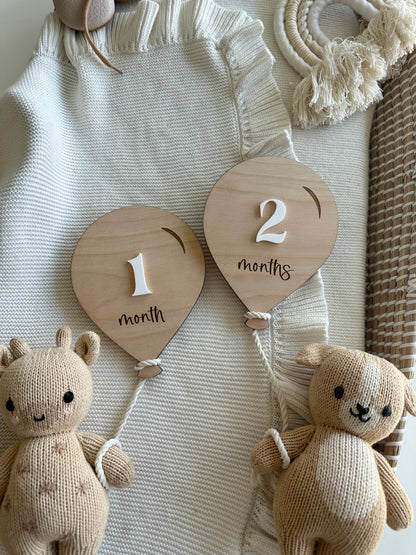 Air Balloon Baby Milestone