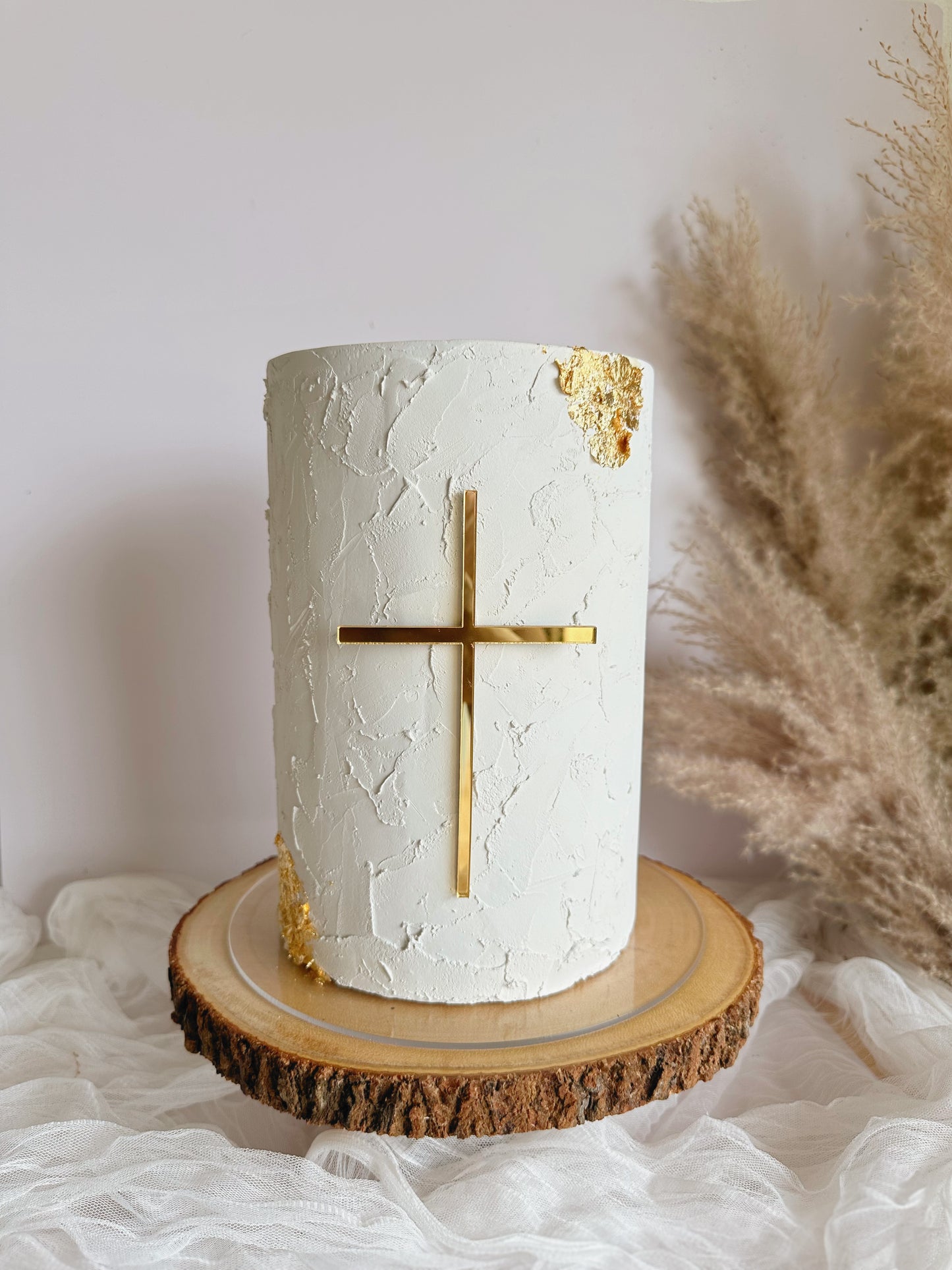 Slim Cross Cake Charm