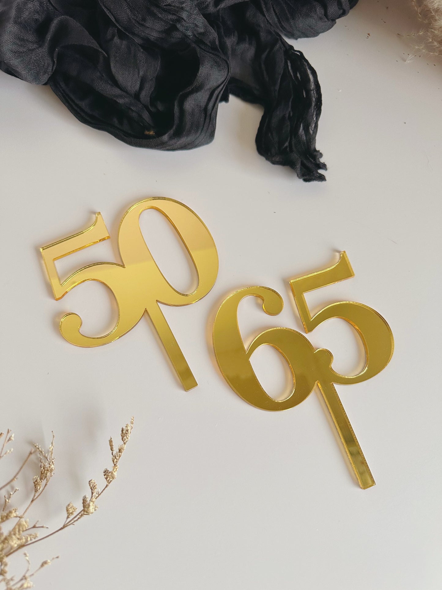 Number Cake Topper