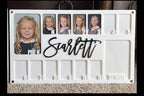 White Graduation School Year Photo Frame