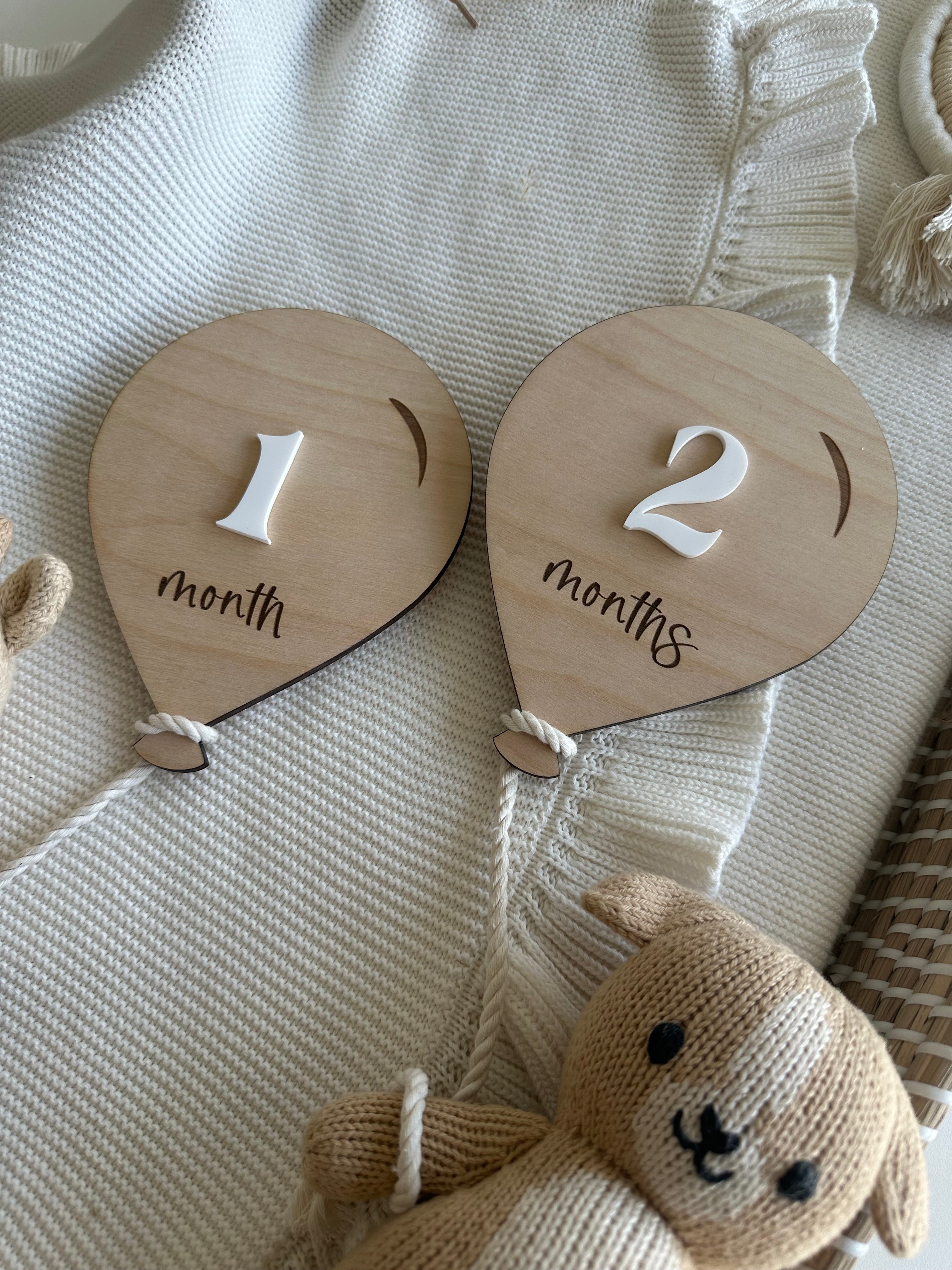 Air Balloon Baby Milestone