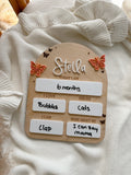 Butterfly Milestone Board