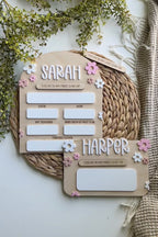 Daisy First Day Of School Sign| School Photo Props | Interchangeable School Sign | First & Last Day of School Interchangeable Sign