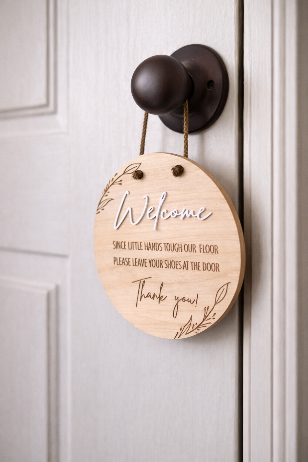 Remove your shoes Sign