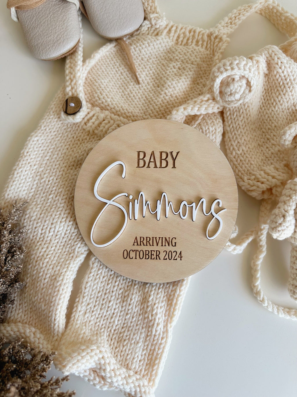 Custom Pregnancy Announcement