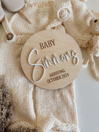 Custom Pregnancy Announcement