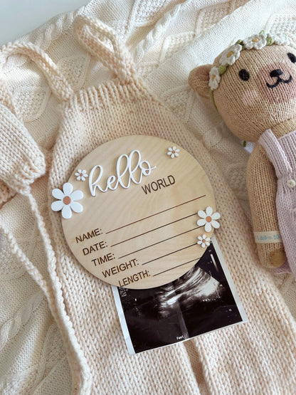 Baby Hello World Round