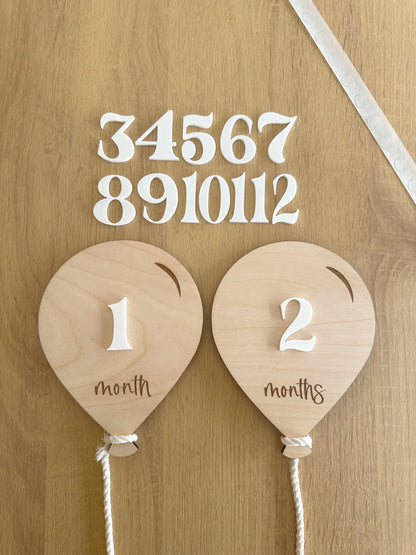 Air Balloon Baby Milestone