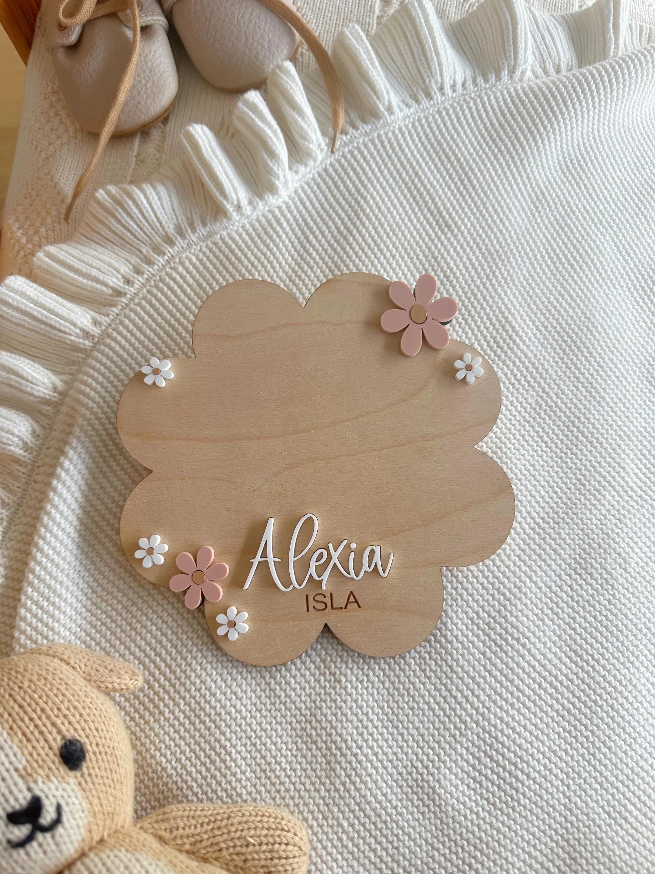 Daisy Alexia Birth Plate